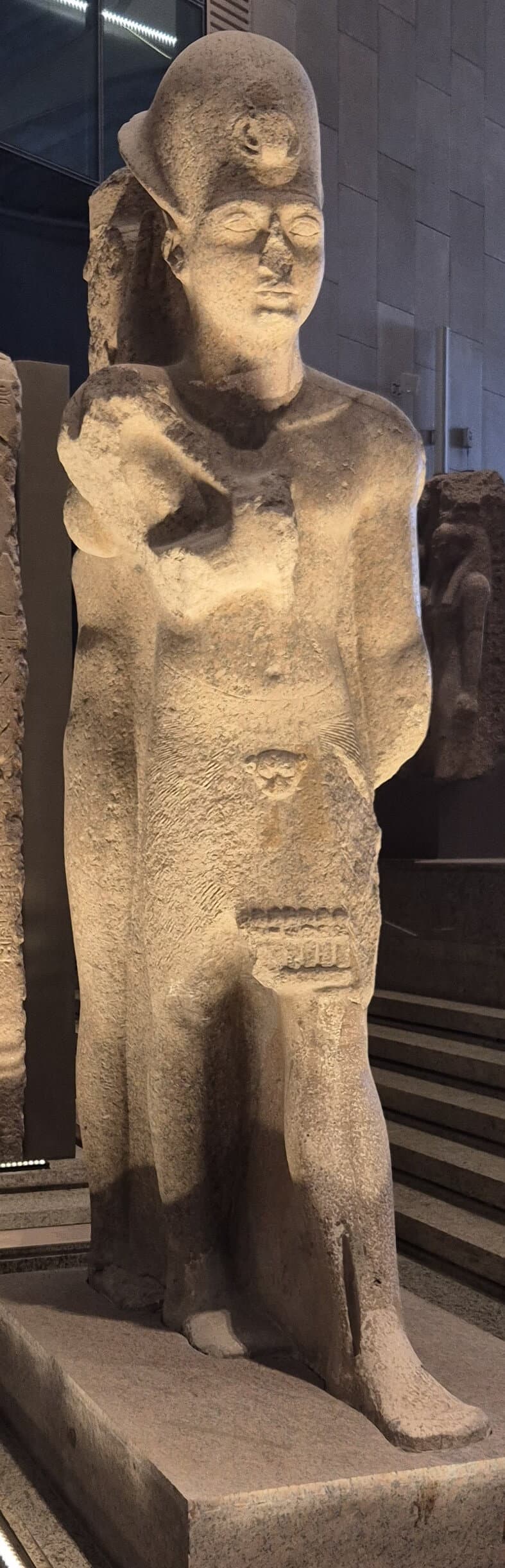 Statue of King Ramesses II & Goddess