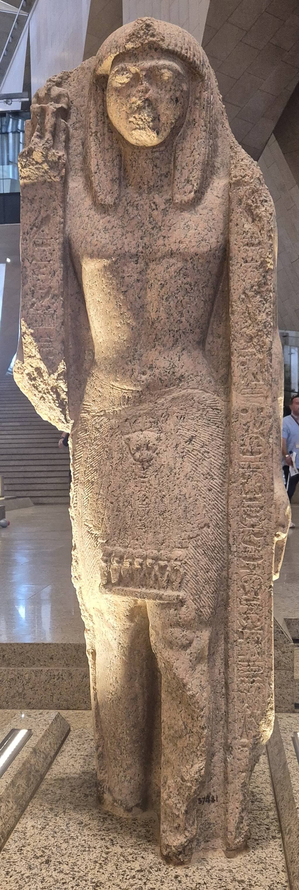 Statue of King Merenptah as Standard Bearer